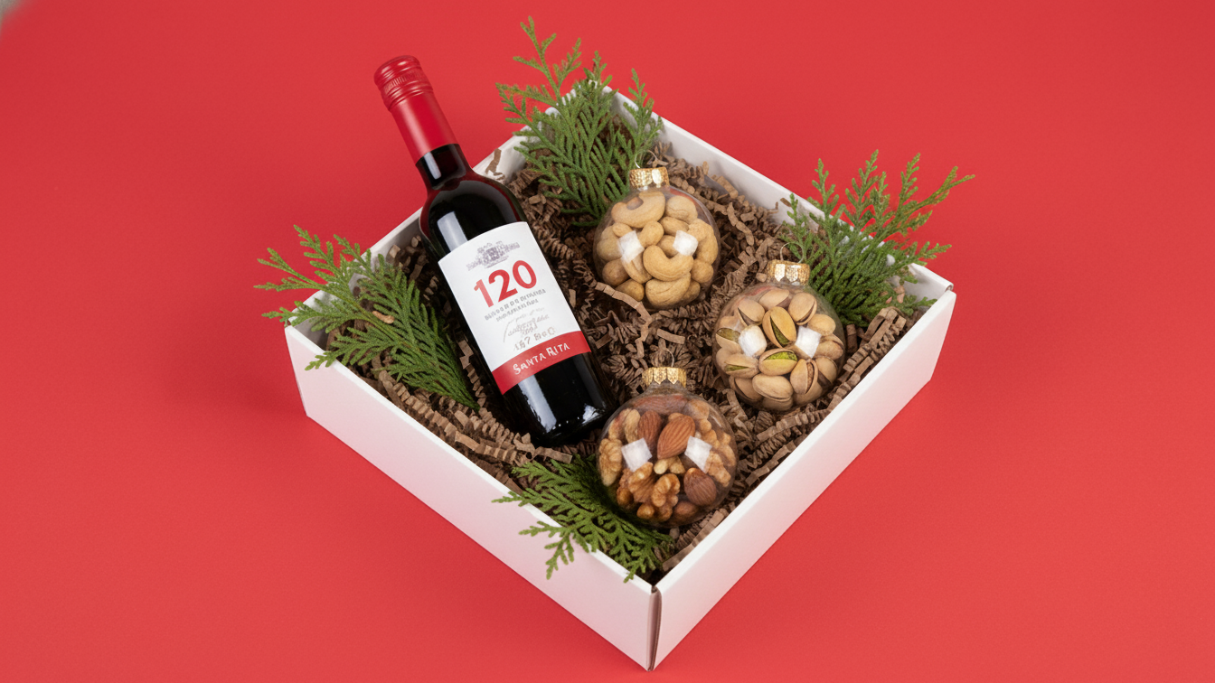 Box Vino y Mix de Nueces